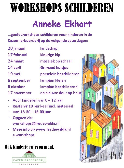 workshops schilderen 2018